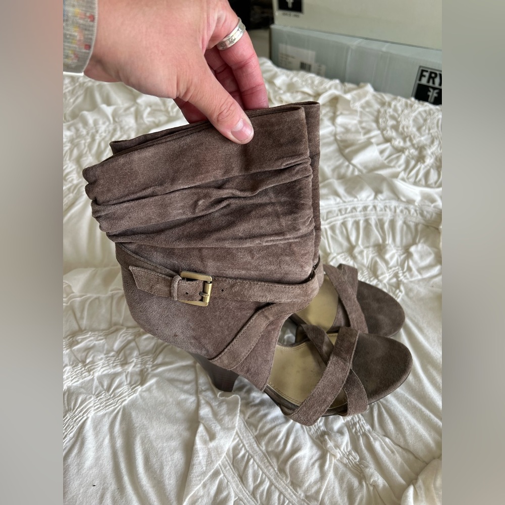 Bakers heeled bootie sandals